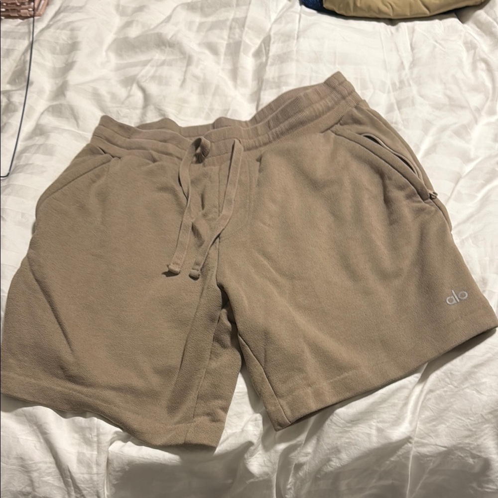 ALO Yoga Tan Athletic Shorts
